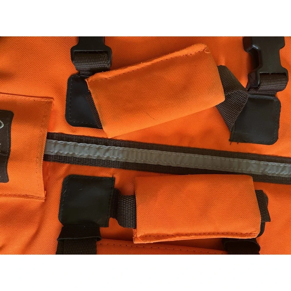 Aussie Naturals Dog Floatation Vest Blaze Orange Medium Pet Hunting Safety
